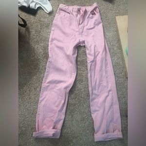 Pacsun high rise pink jeans